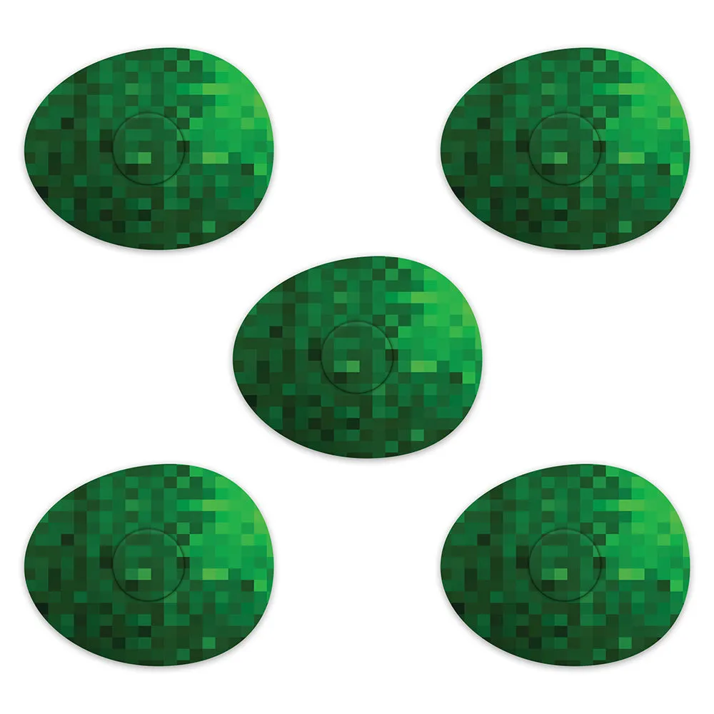 Freestyle Libre Green Pixels Design Patches