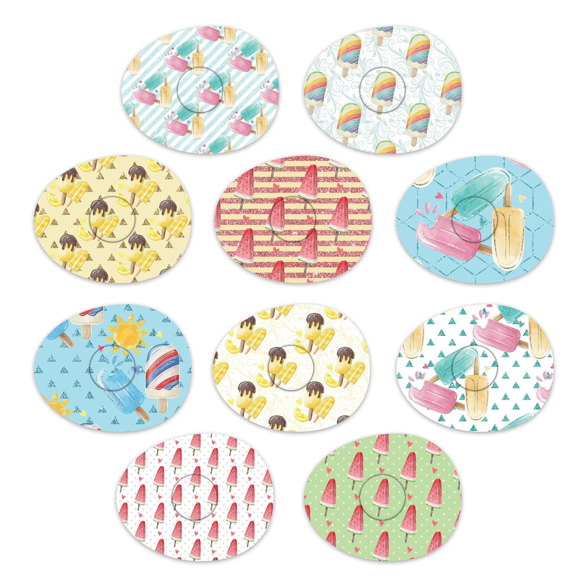 Freestyle Libre Ice Creams Mix Design Patches