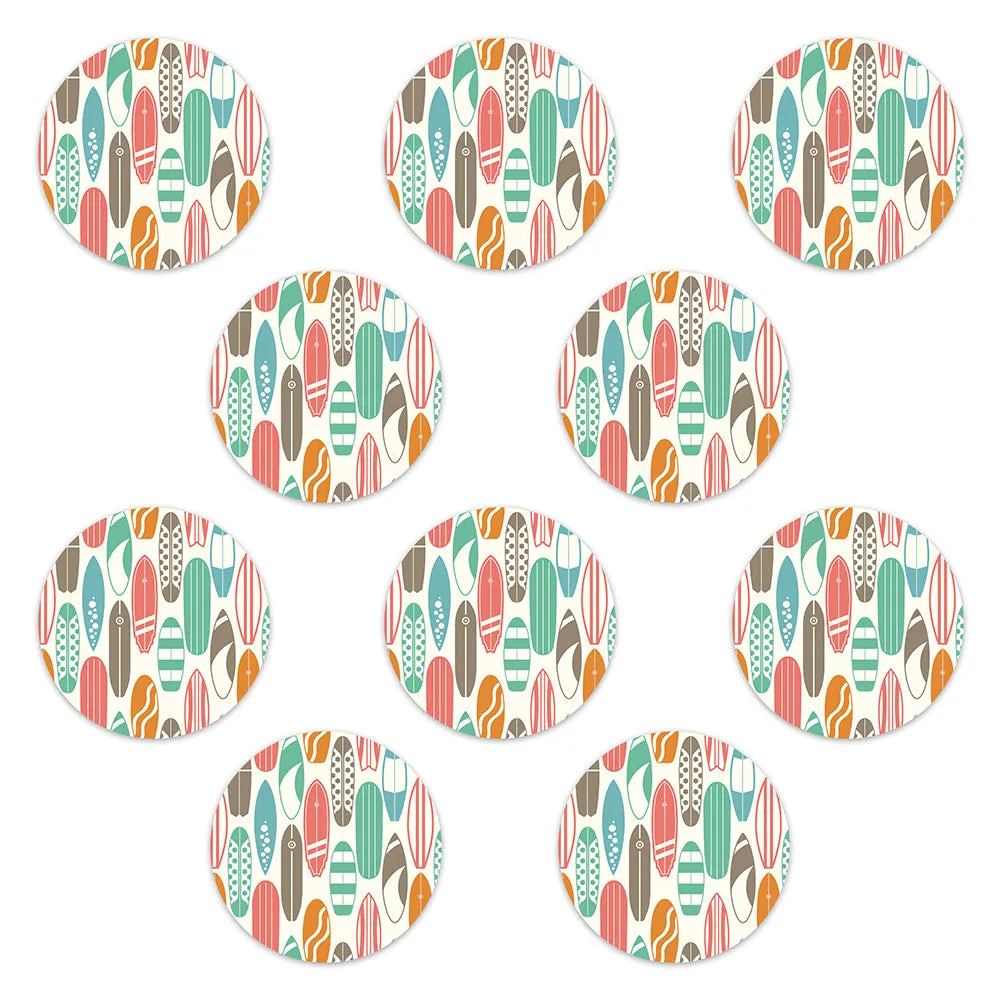 Freestyle Libre Surfboard Retro Design Patches