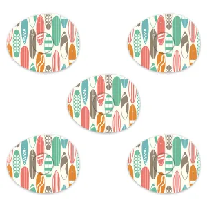 Freestyle Libre Surfboard Retro Design Patches