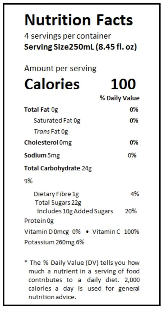 Fruta Orange Juice 100% 1L