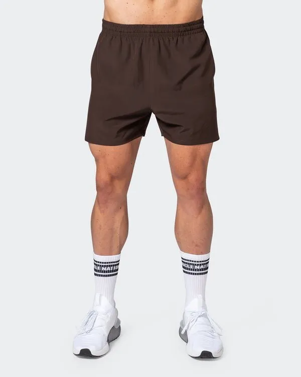 Function 4" Shorts - Cocoa