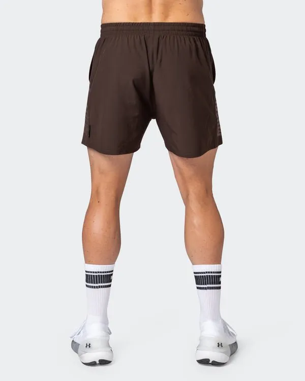 Function 4" Shorts - Cocoa