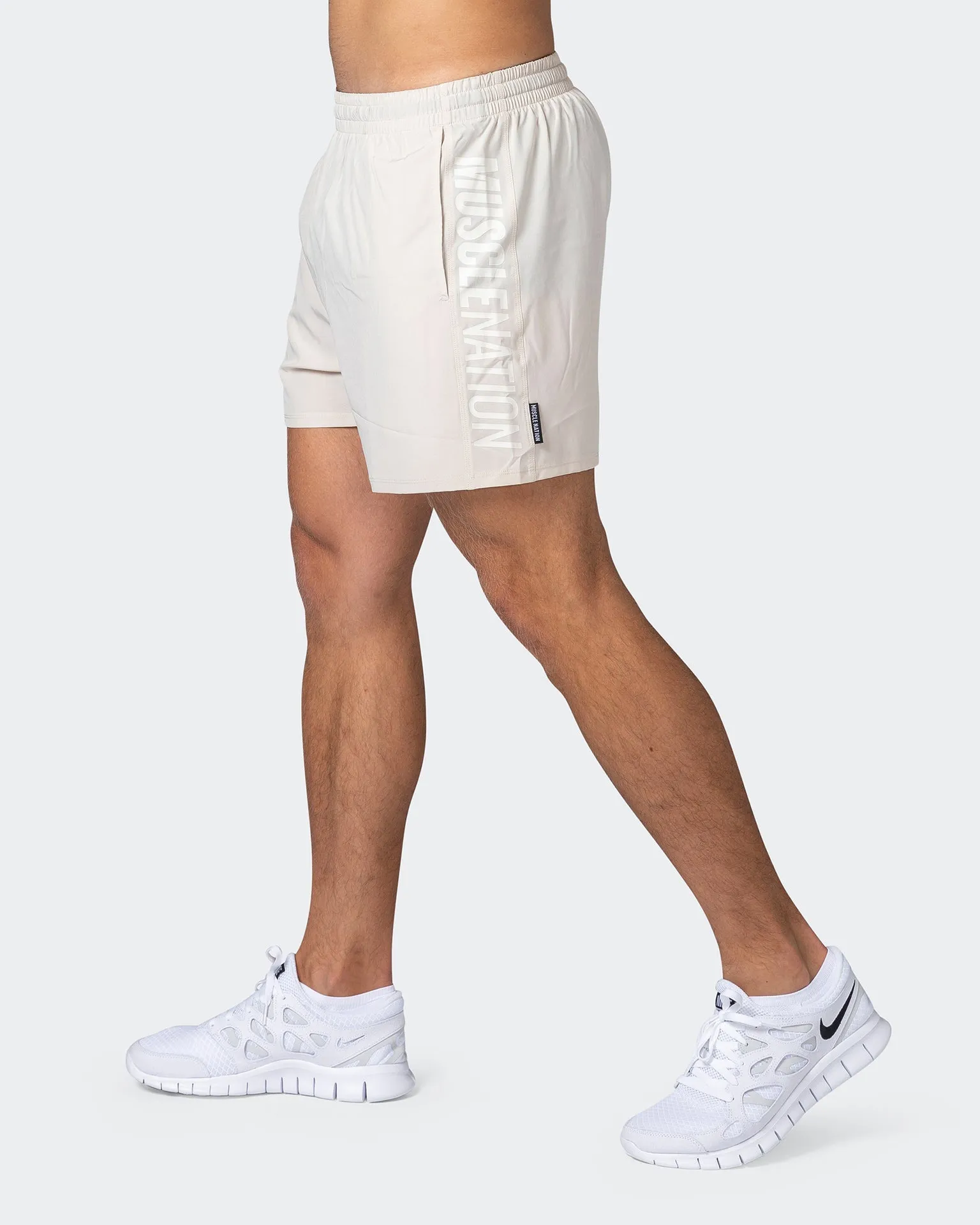 Function 4" Shorts - Cream