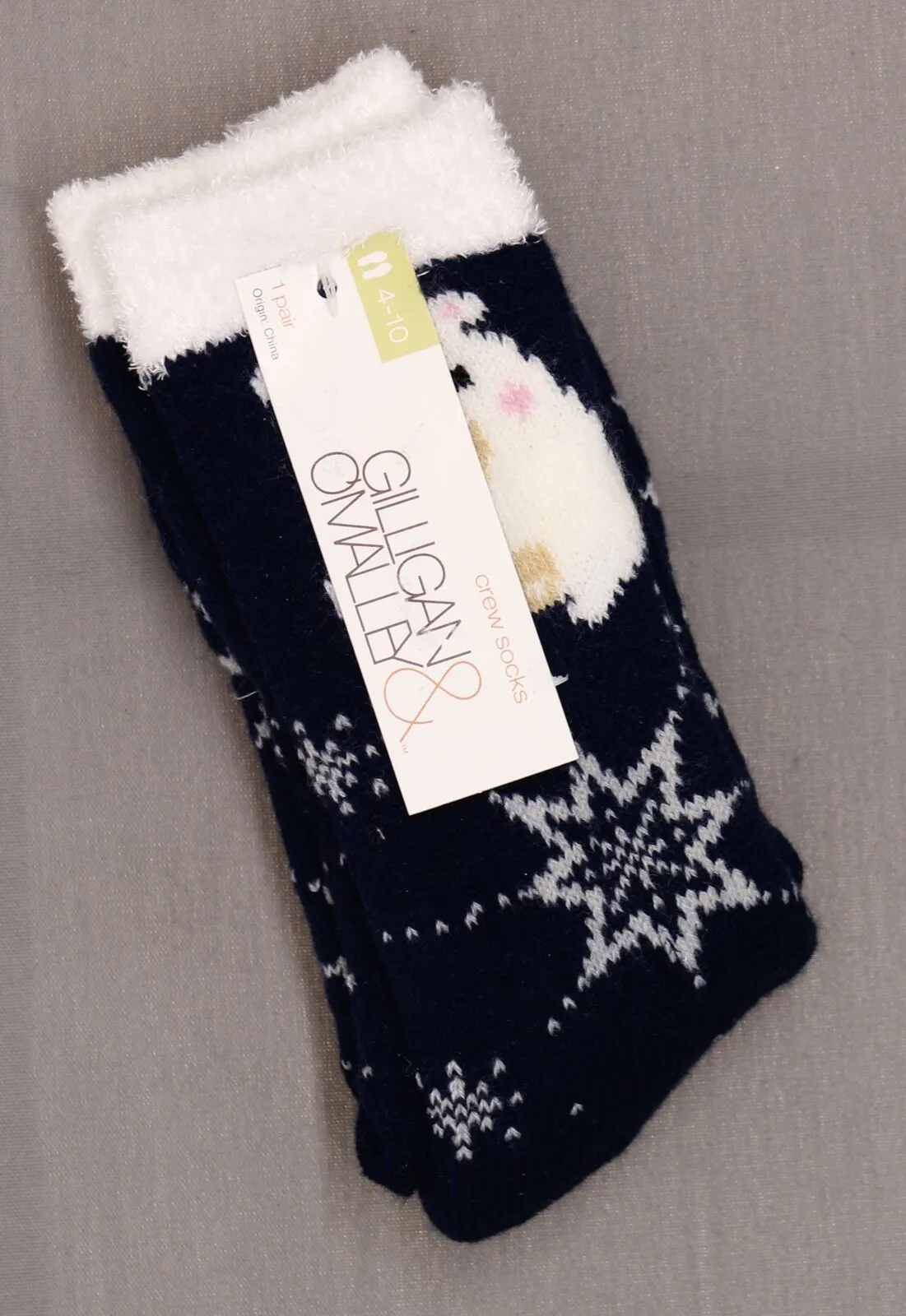 Gilligan & O'Malley Women's Double Lined Cozy Crew Socks