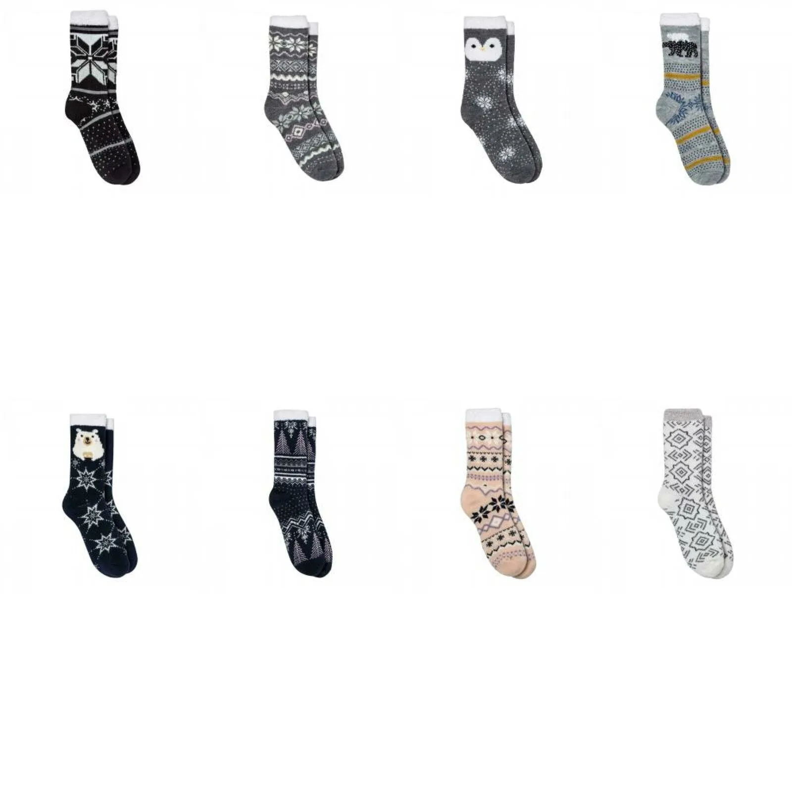 Gilligan & O'Malley Women's Double Lined Cozy Crew Socks