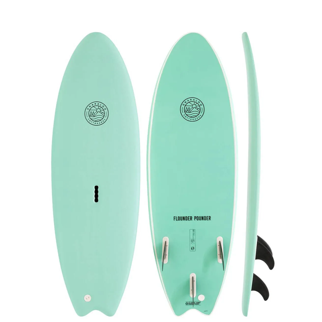GNARALOO FLOUNDER POUNDER SOFTBOARD 6'6"