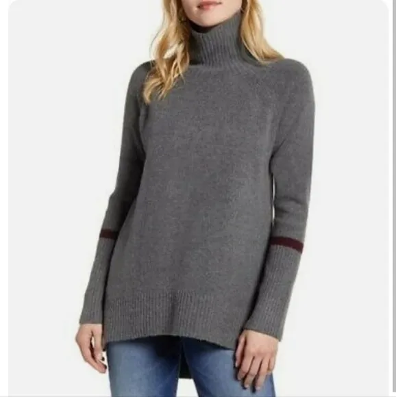 Halogen | NWOT Cozy Turtleneck Gray Sweater