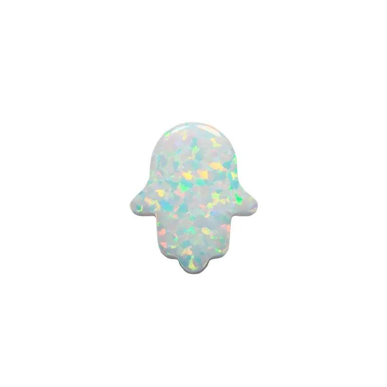 Hamsa Hand Opal Necklace (POS)