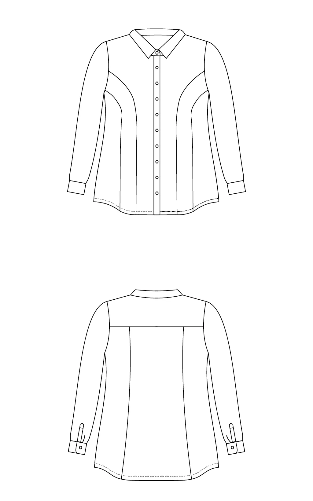 Harrison Shirt 12-32 PDF pattern