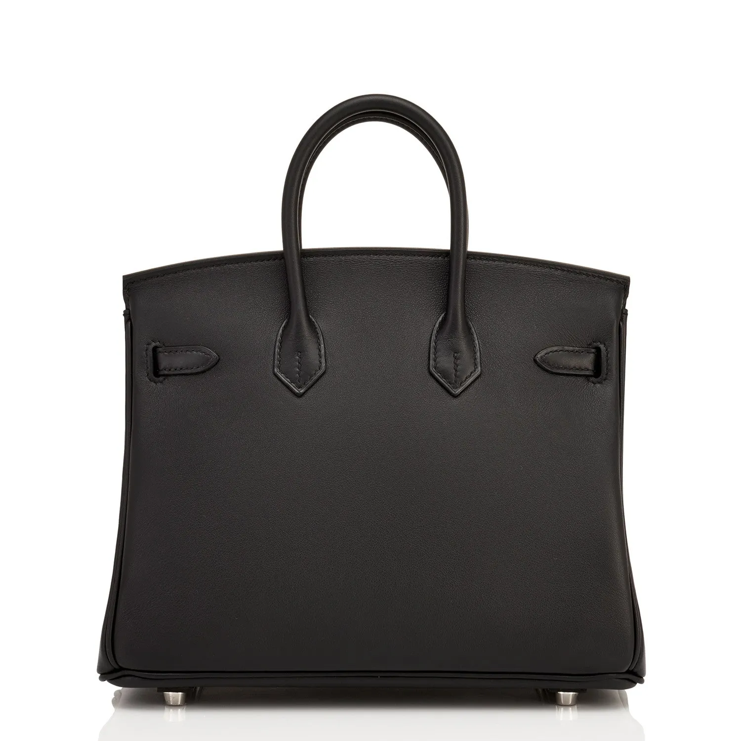Hermes Black Baby Birkin 25cm Swift Palladium Hardware