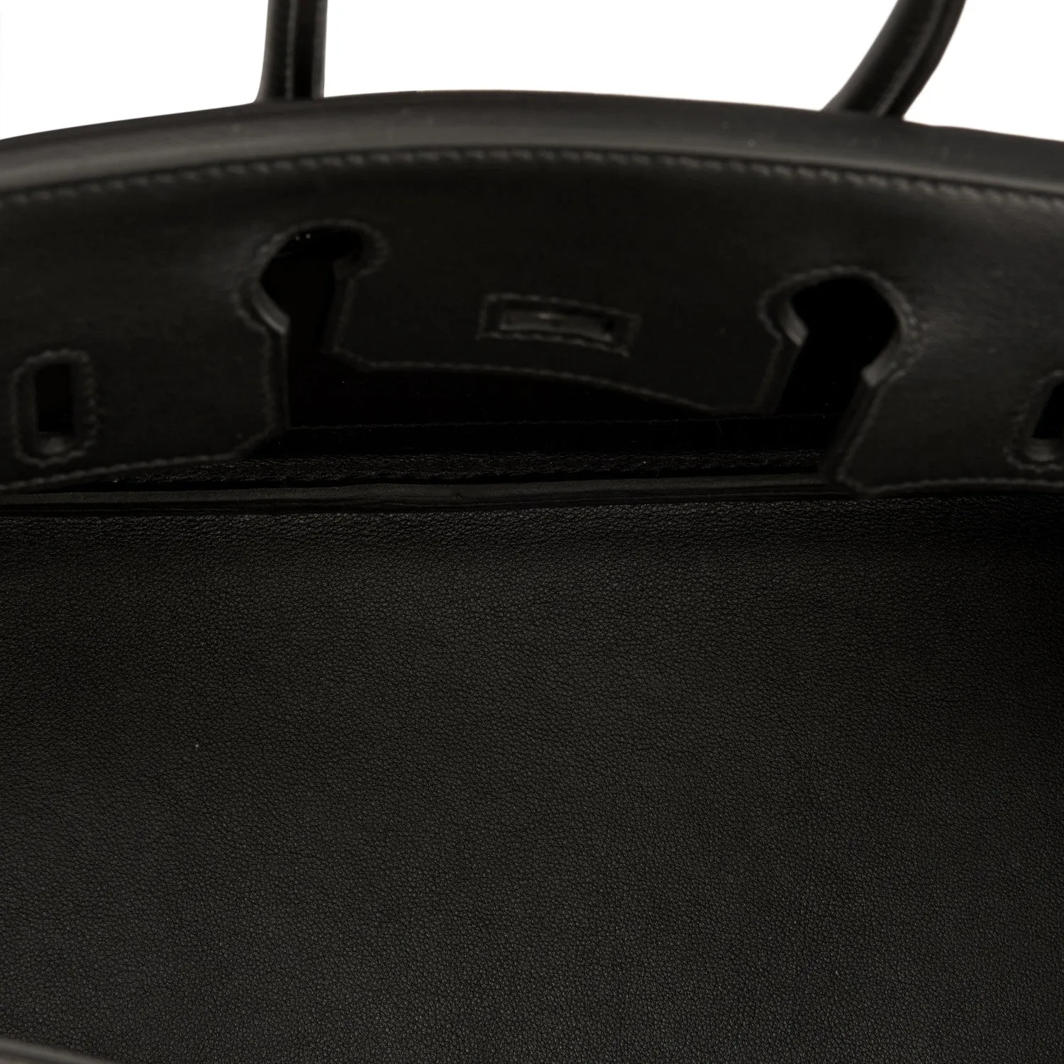Hermes Black Baby Birkin 25cm Swift Palladium Hardware