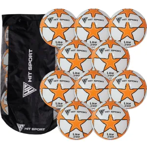 Hit Sport Training Football 290g (Under 8) | 10 Pack   Bag