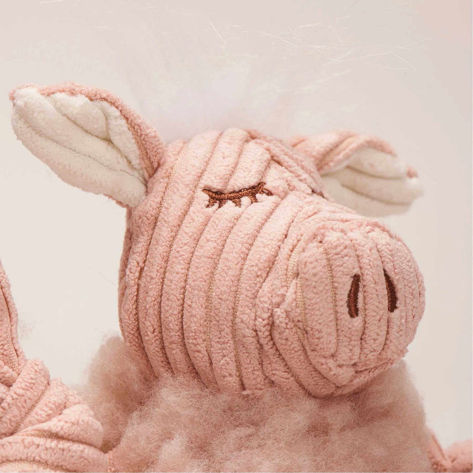 HuggleGroup - Penelope Pig HuggleFleece® FlufferKnottie™ Plush Dog Toy