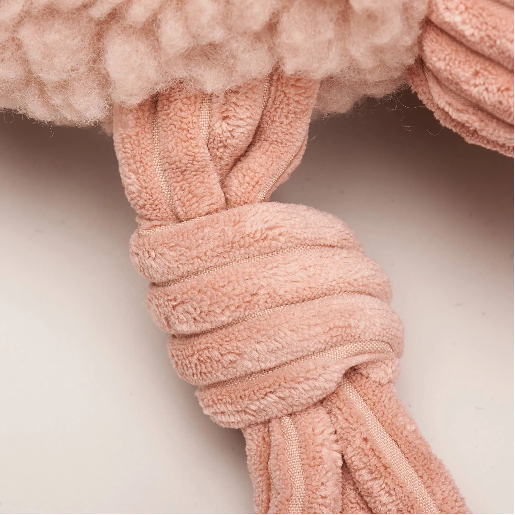 HuggleGroup - Penelope Pig HuggleFleece® FlufferKnottie™ Plush Dog Toy