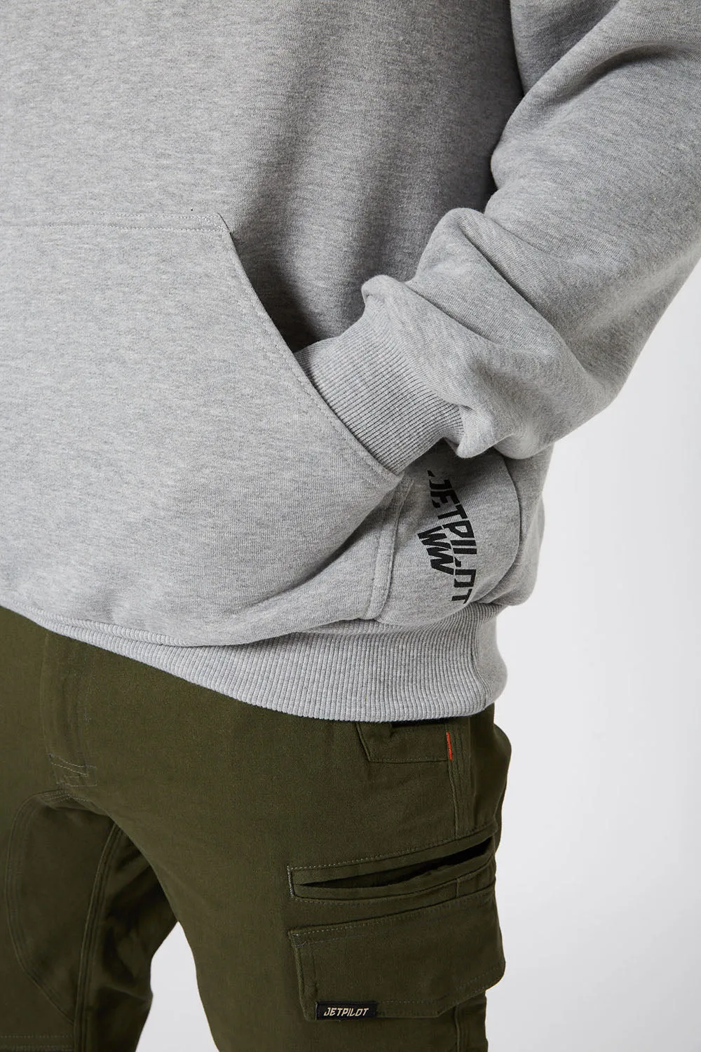 Jetpilot Fueled 2 Mens Pullover Hoodie - Heather