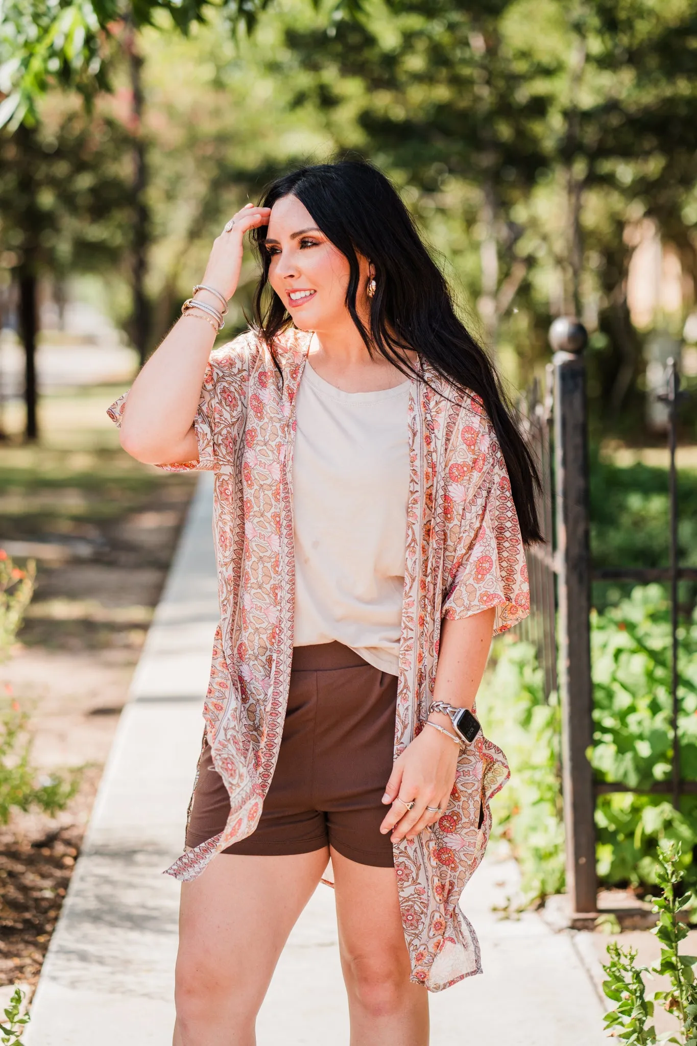 Khaki Floral Kimono Pack (1/1/1)