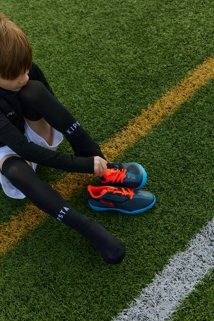 Kids' Rip-Tab Football Boots 160 Easy Turf
