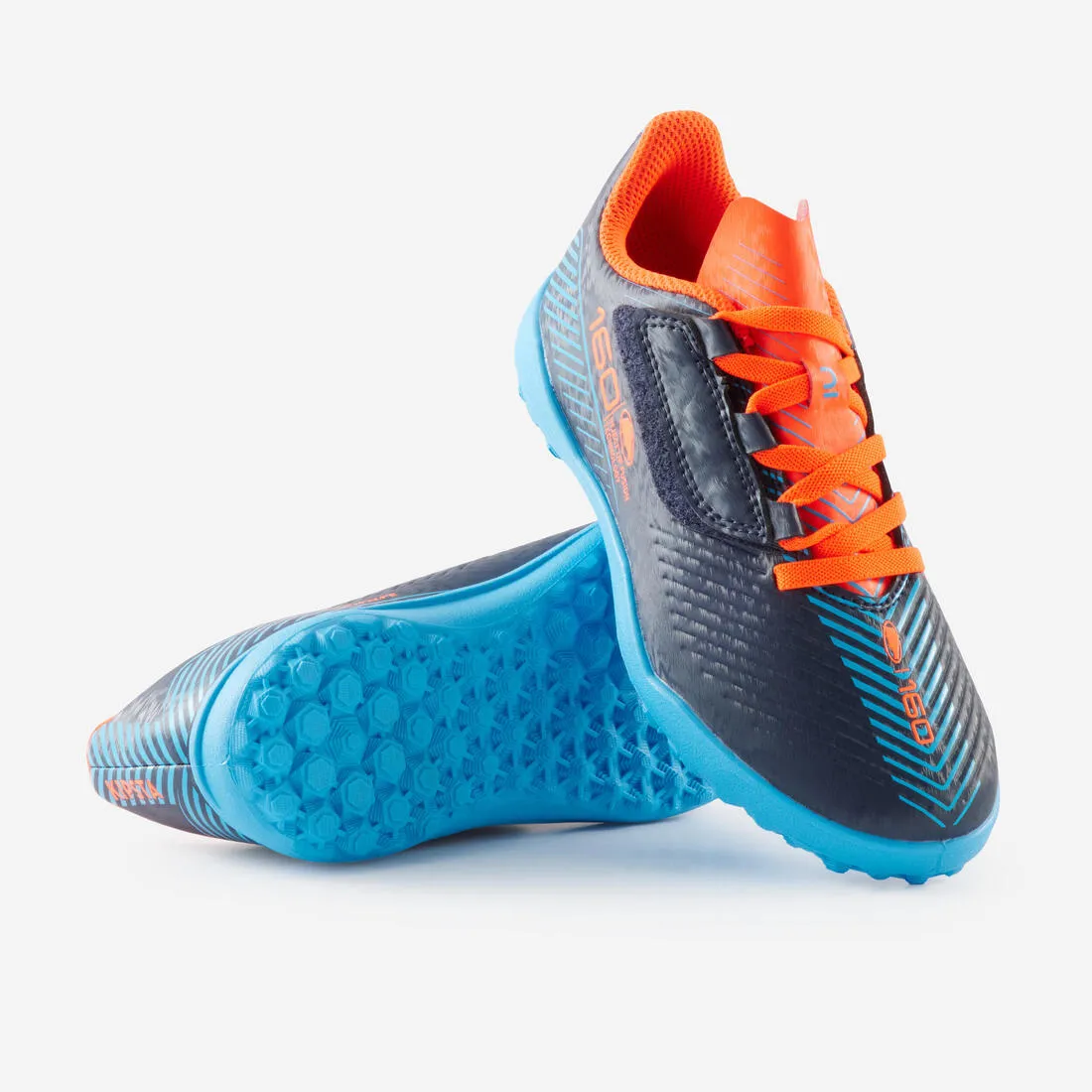 Kids' Rip-Tab Football Boots 160 Easy Turf