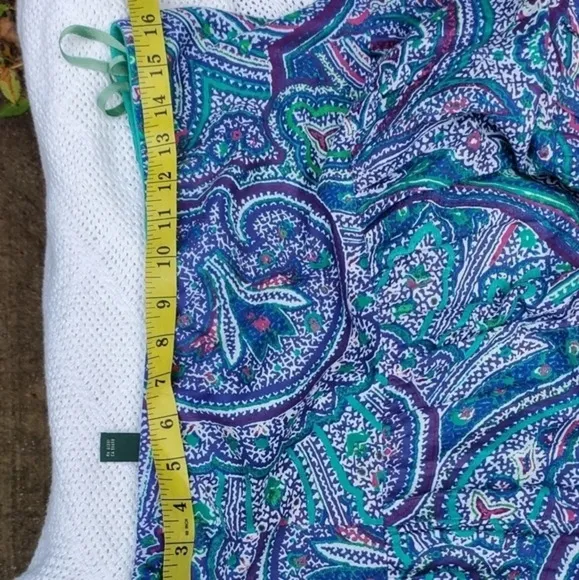 Lauren Ralph Lauren paisley cotton skirt.S/‎ M