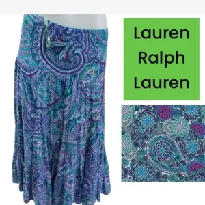 Lauren Ralph Lauren paisley cotton skirt.S/‎ M