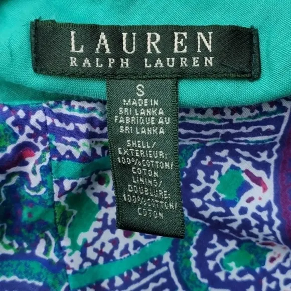 Lauren Ralph Lauren paisley cotton skirt.S/‎ M