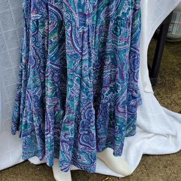 Lauren Ralph Lauren paisley cotton skirt.S/‎ M