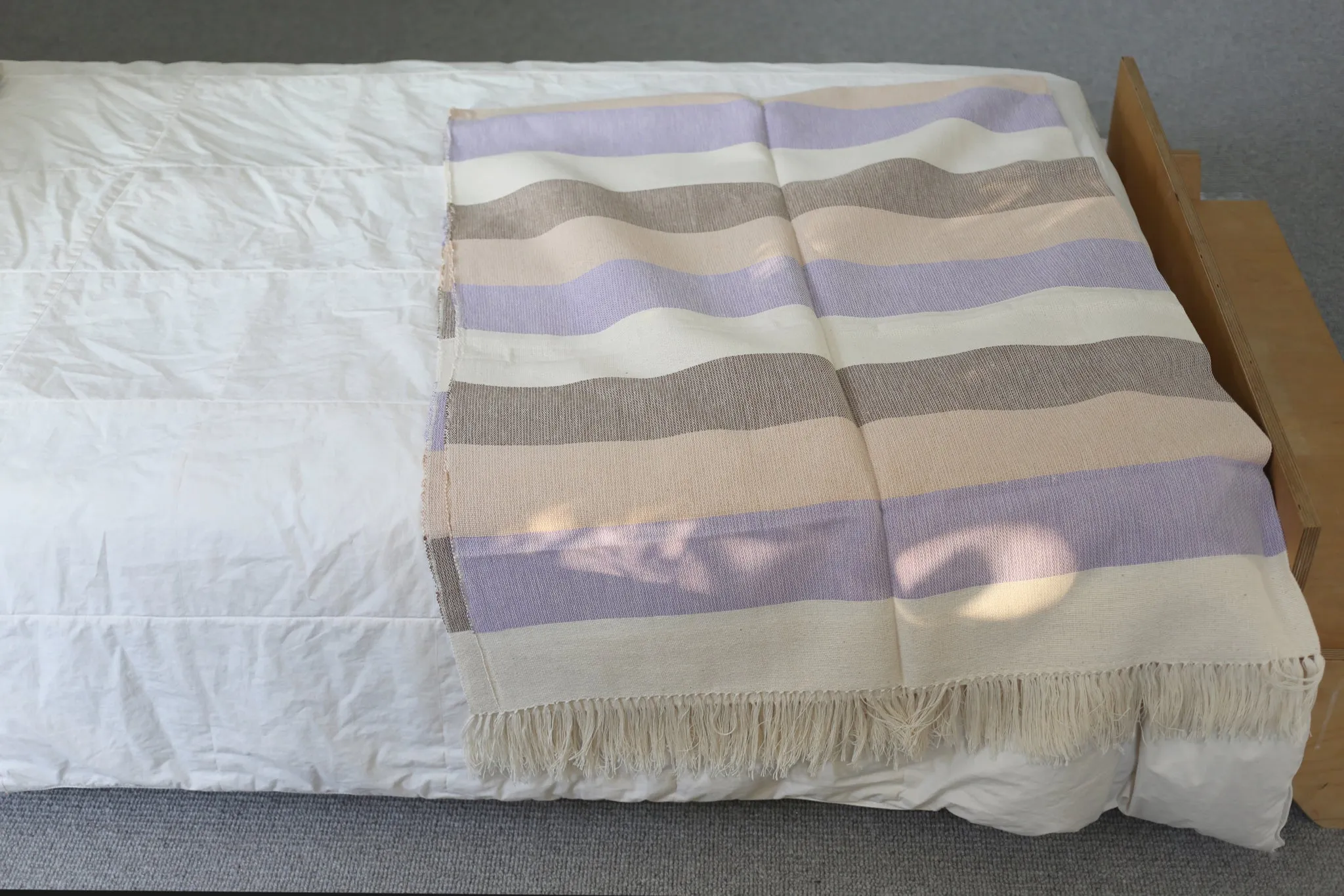 Lavender Stripe Blanket