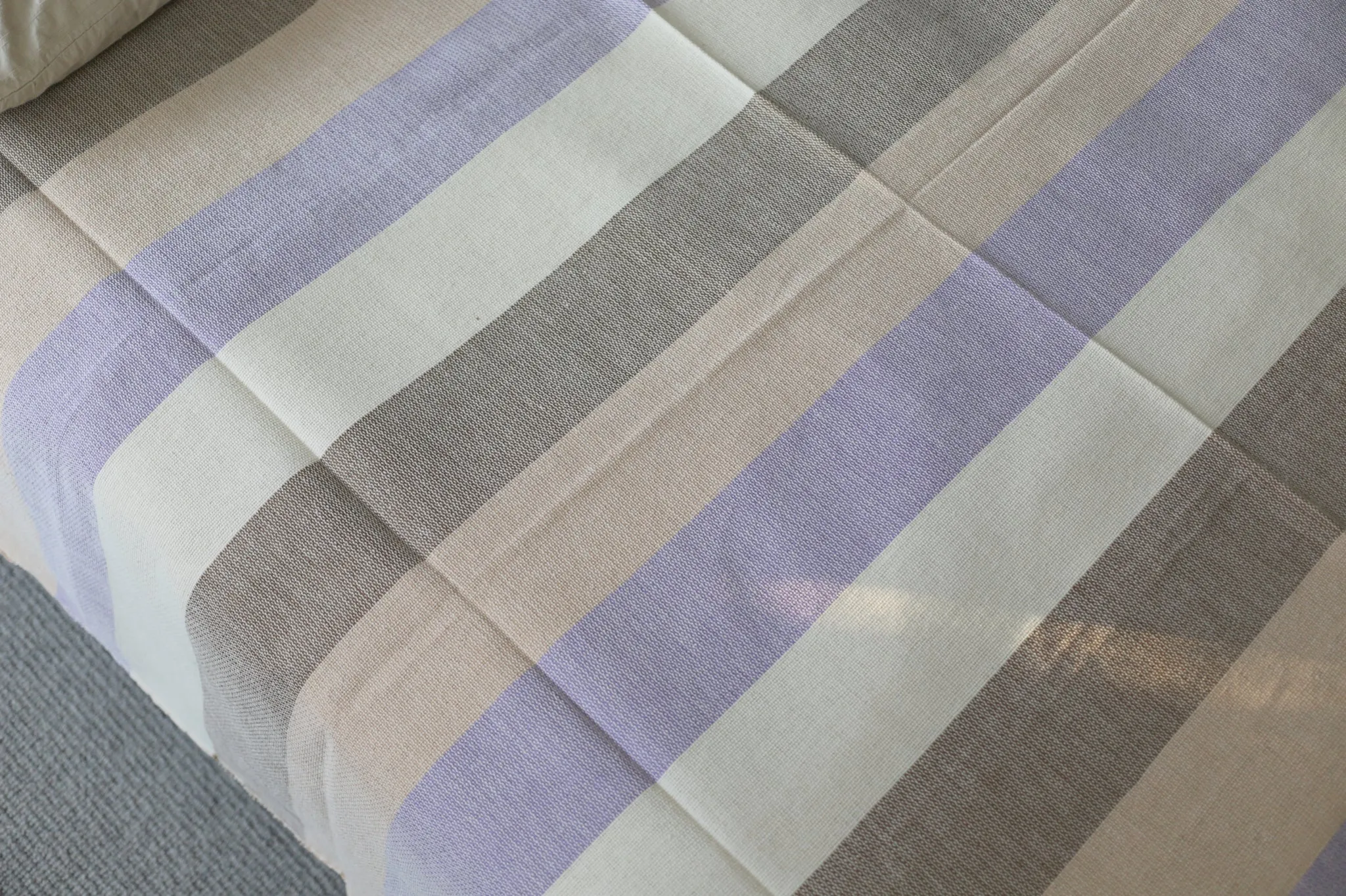 Lavender Stripe Blanket