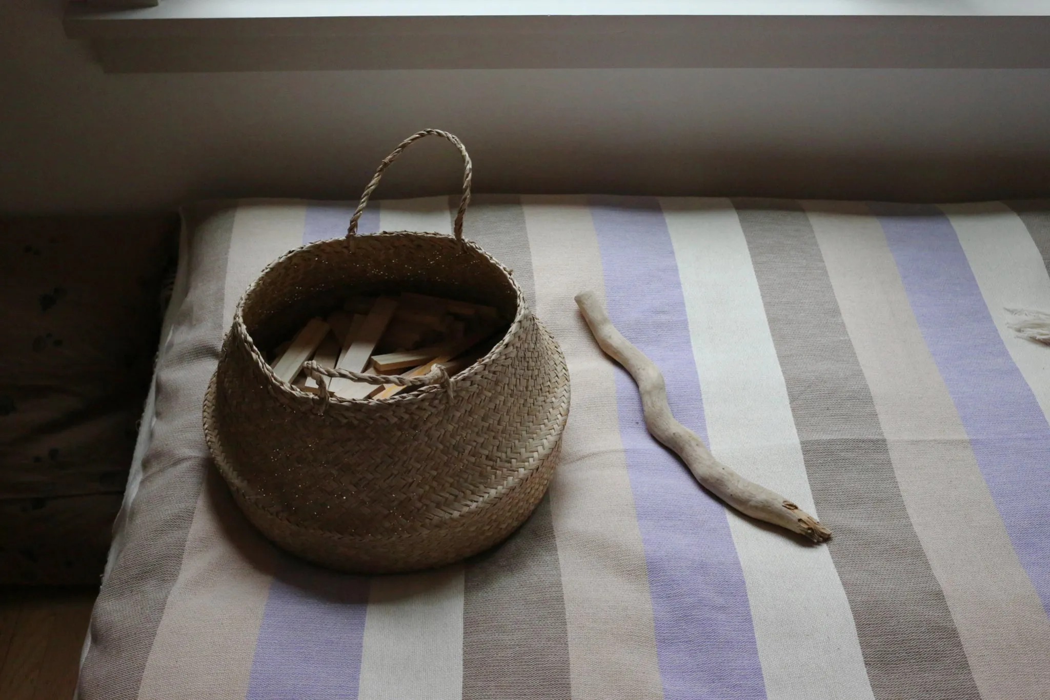 Lavender Stripe Blanket