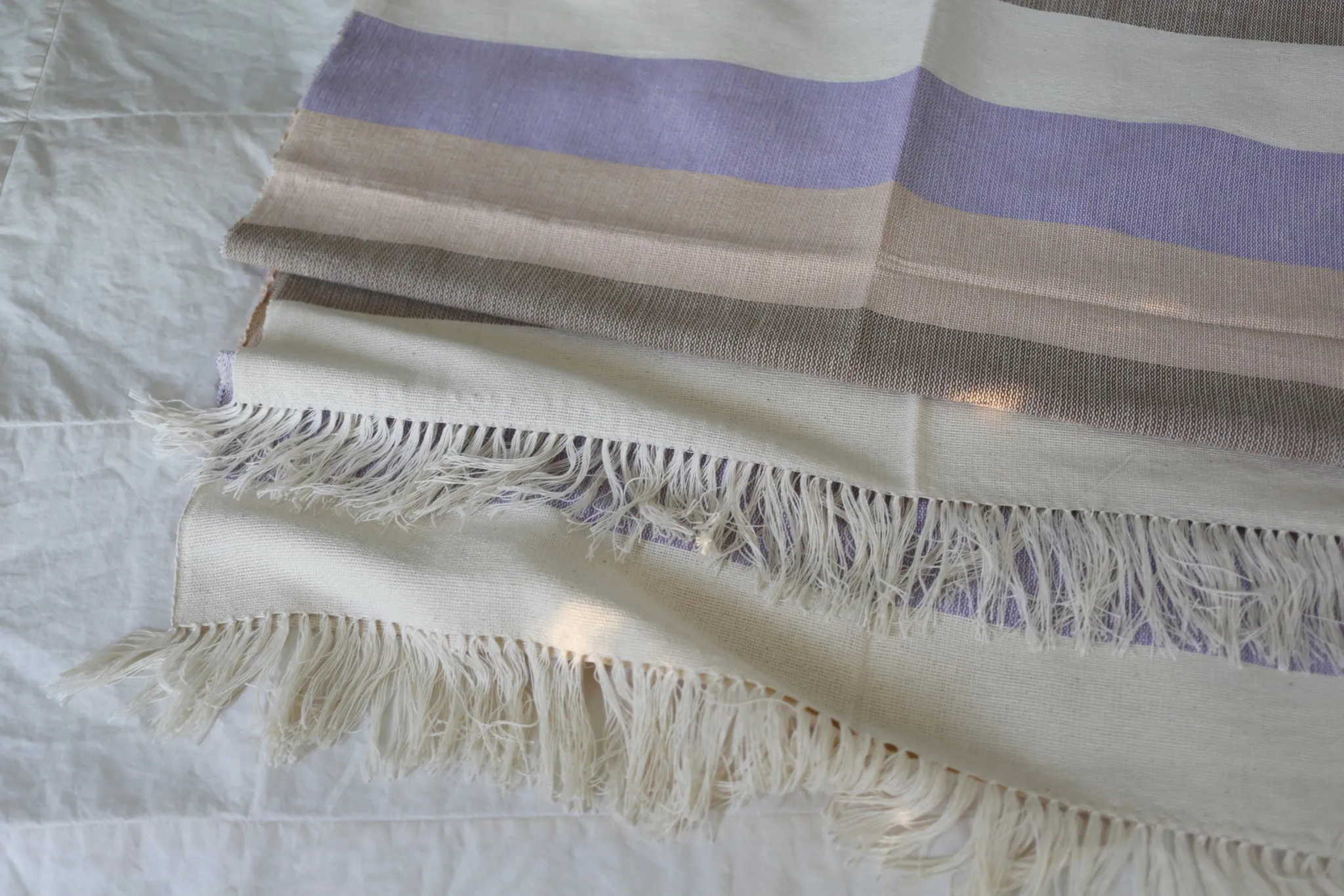 Lavender Stripe Blanket