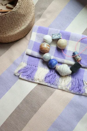 Lavender Stripe Blanket