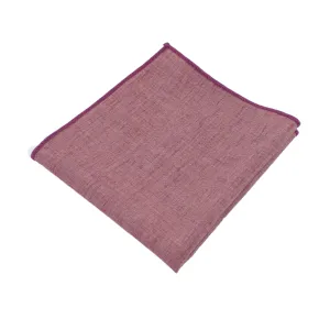 Lightweight Red Pocket Square