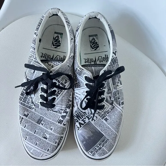 Limited Edition Harry Potter Dark Mark Newspaper Sneakers