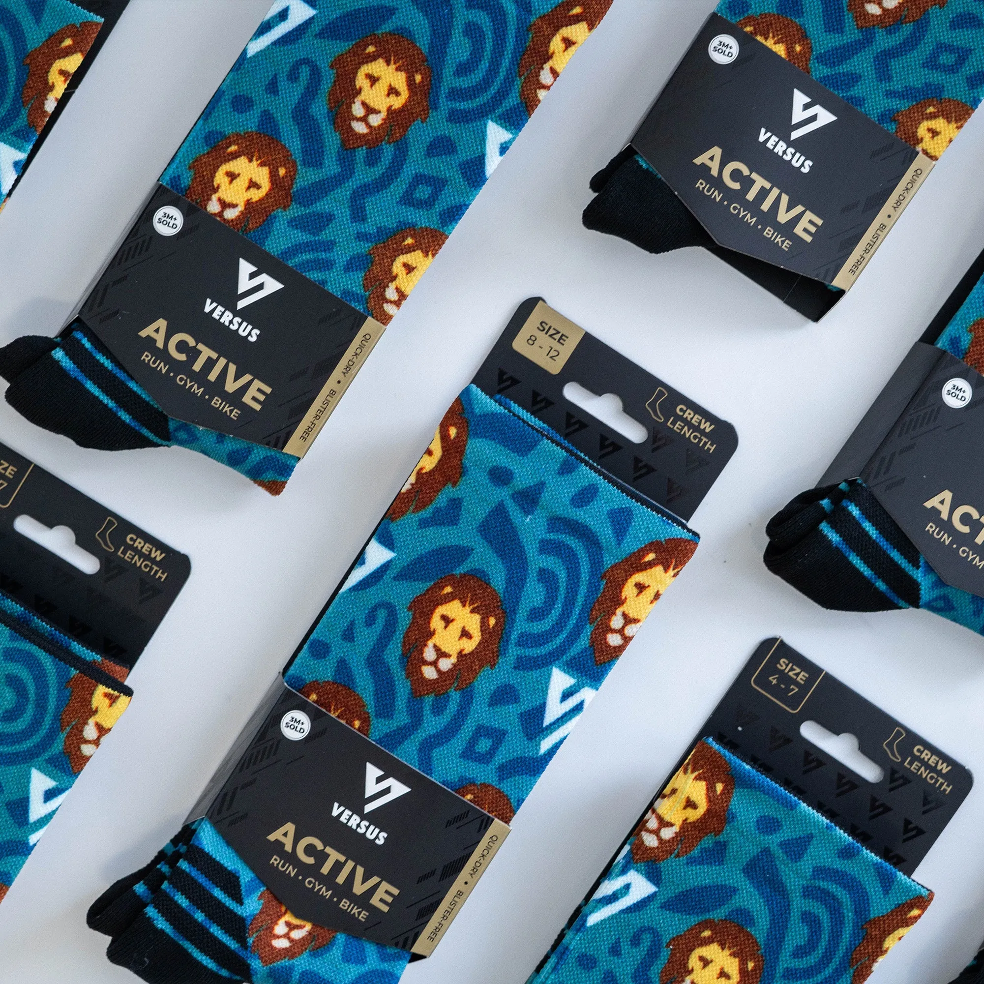 Lion Active Crew Socks