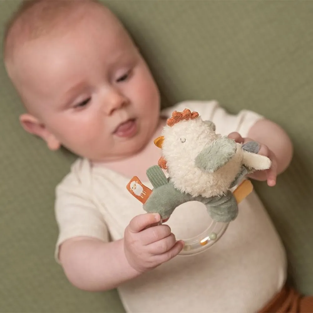 Little Farm Chicken Ring Rattle