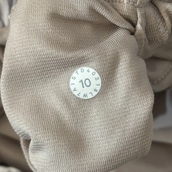 Lululemon Hotty Hot II Long 4&quot; Mini Twine Pattern Athletic Short