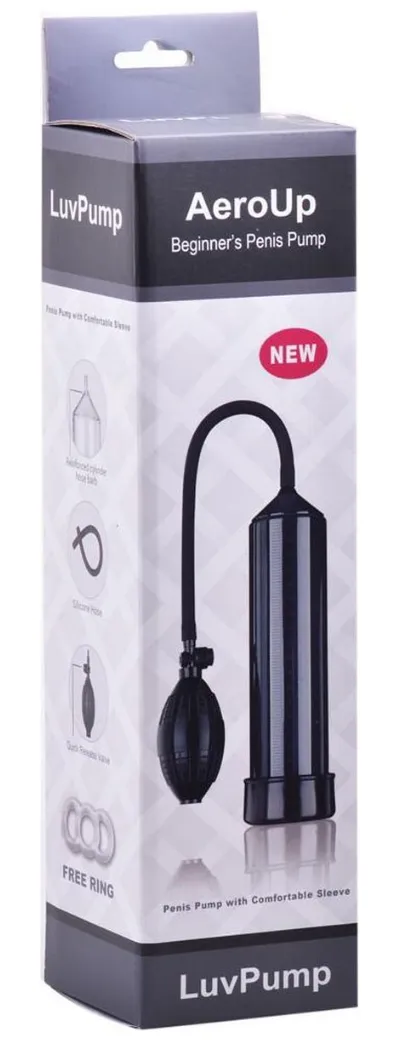 LUVPUMP AERO UP BEGINNERS PENIS PUMP BLACK