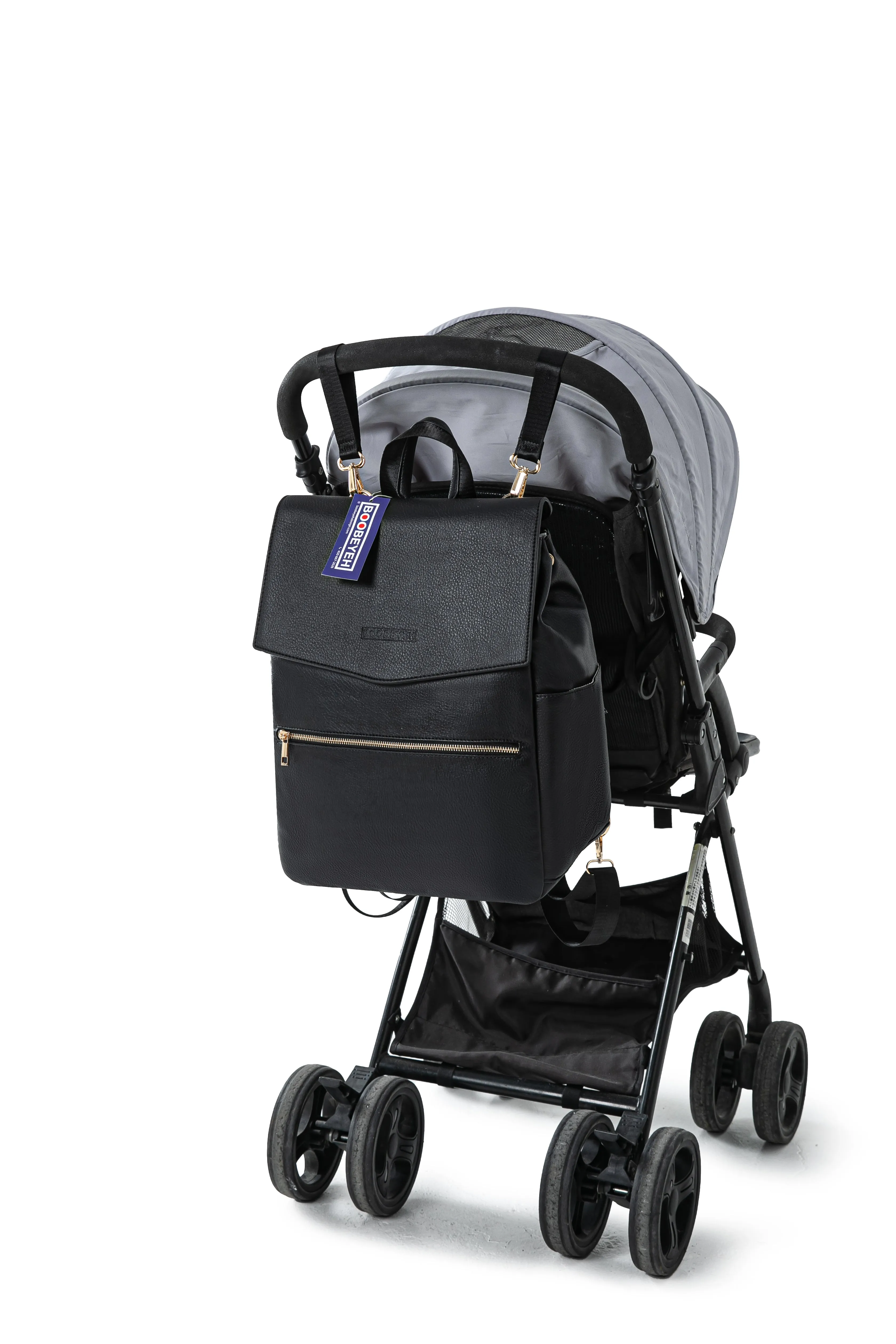 Luxtot Élite stylish diaper bag black for babies.