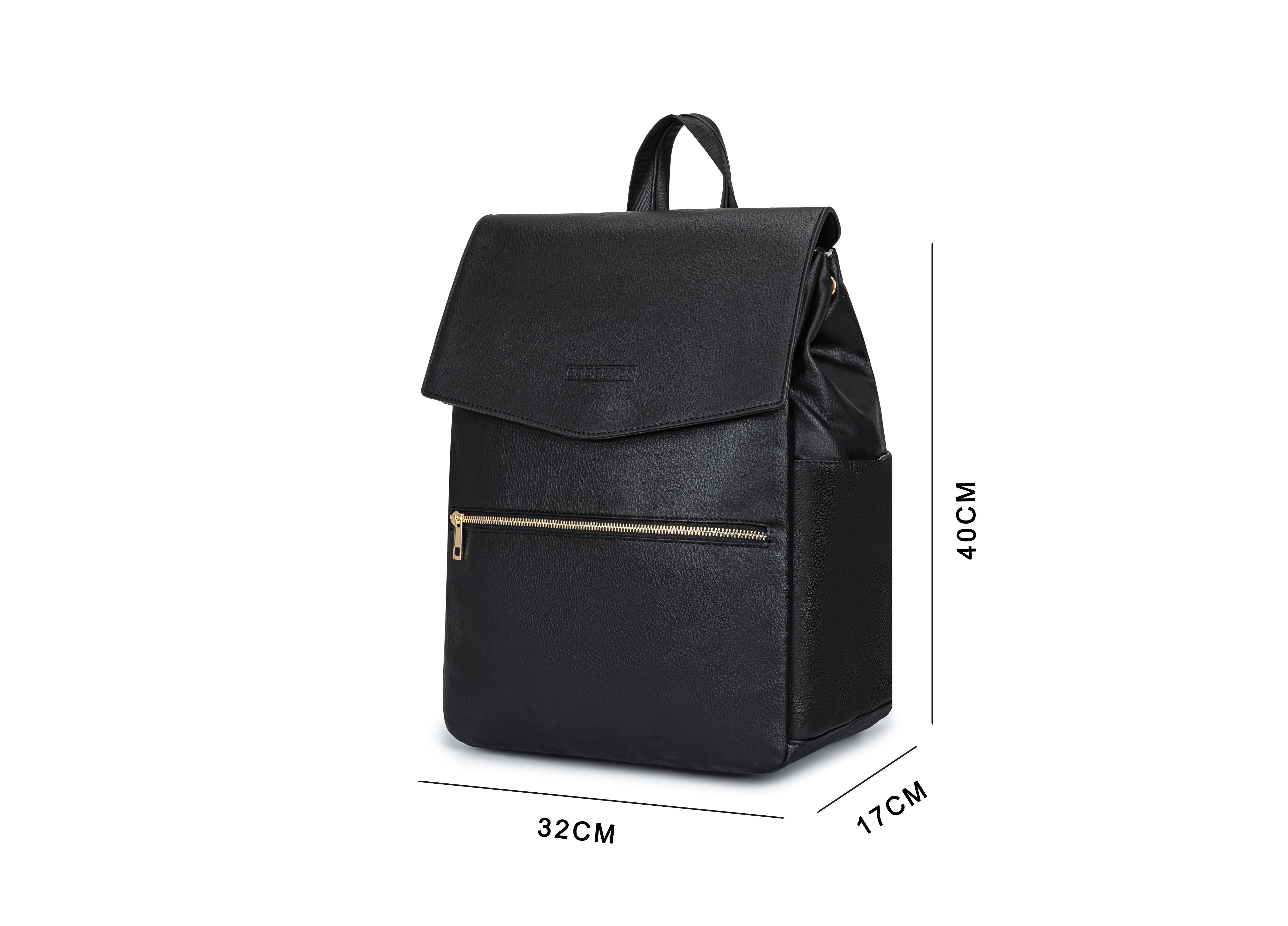Luxtot Élite stylish diaper bag black for babies.
