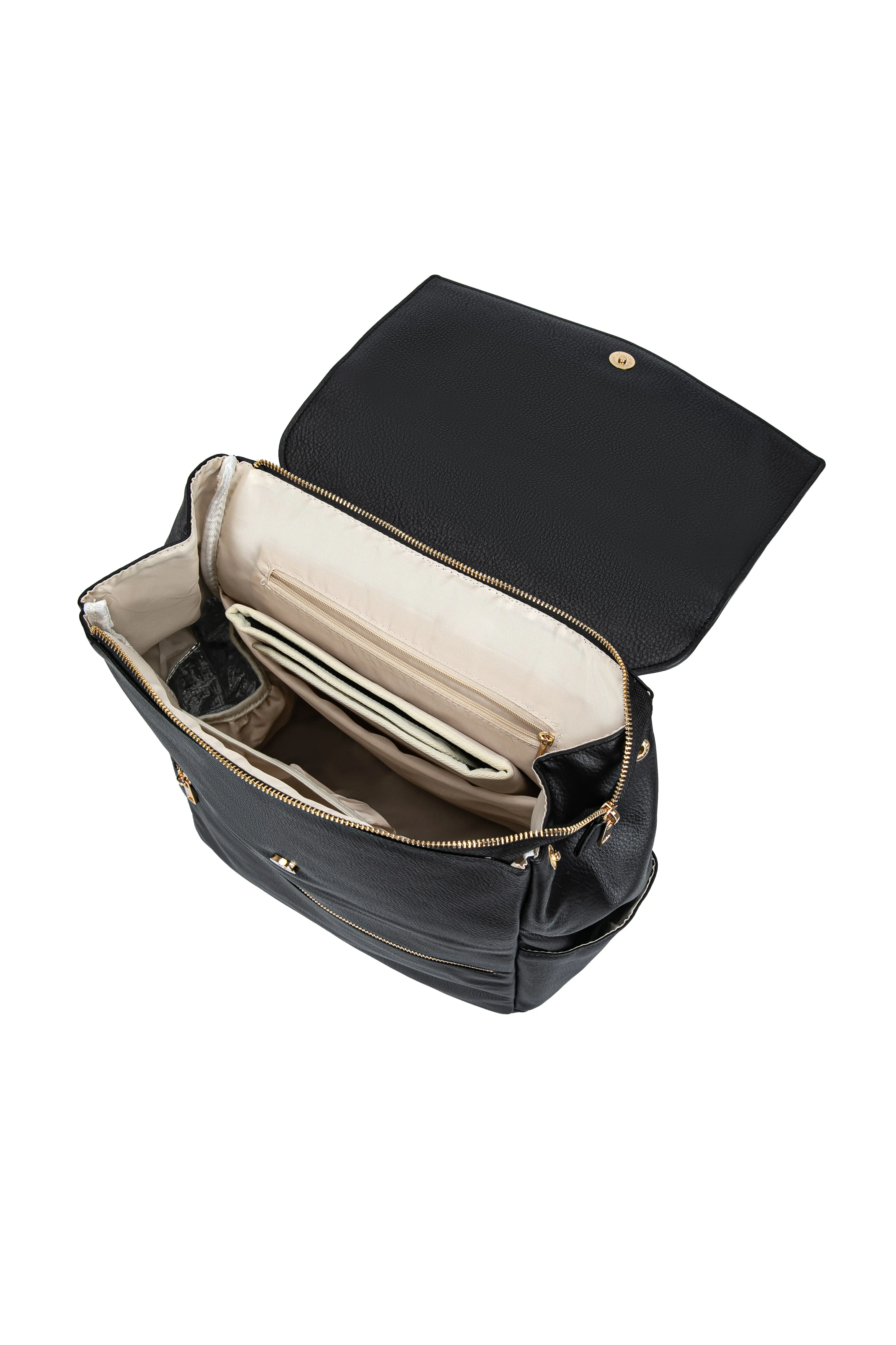 Luxtot Élite stylish diaper bag black for babies.