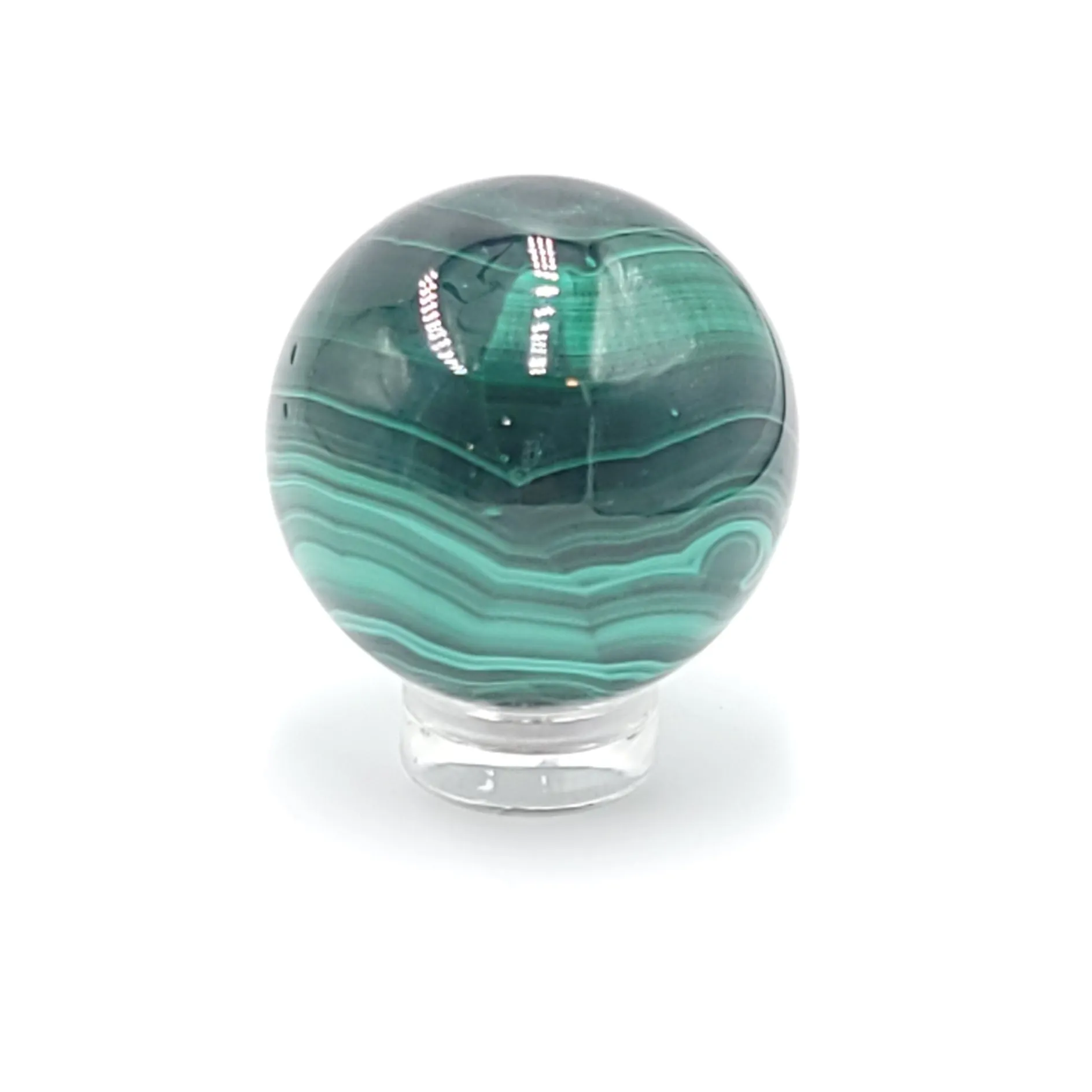 Malachite Sphere 32mm 68g