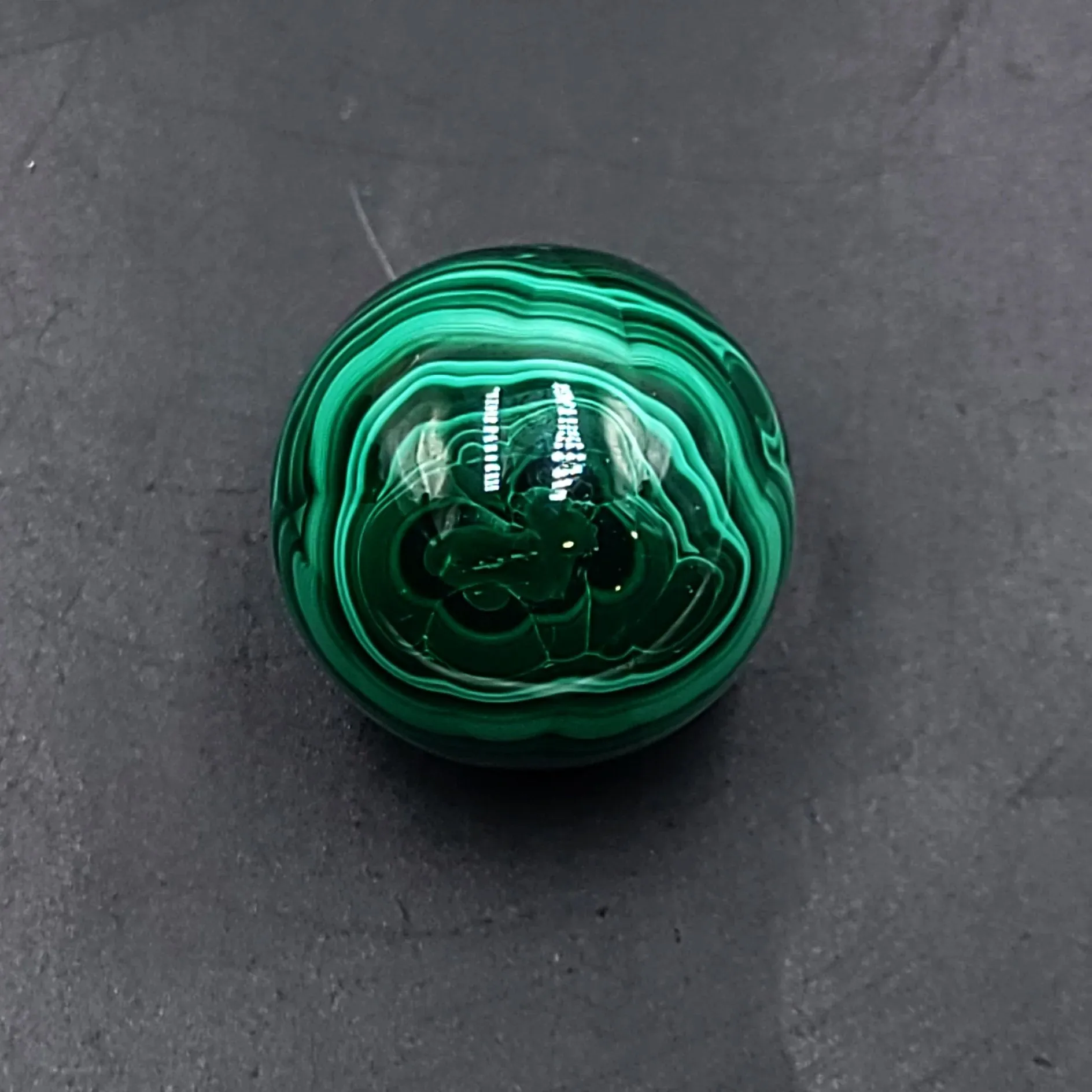 Malachite Sphere 32mm 68g
