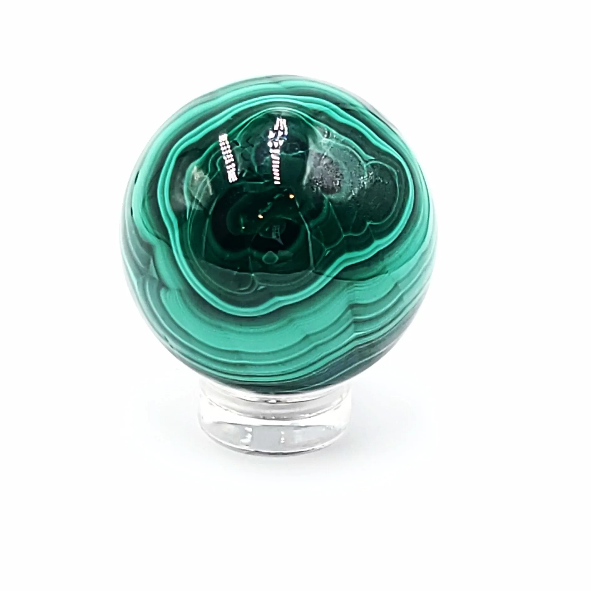 Malachite Sphere 32mm 68g