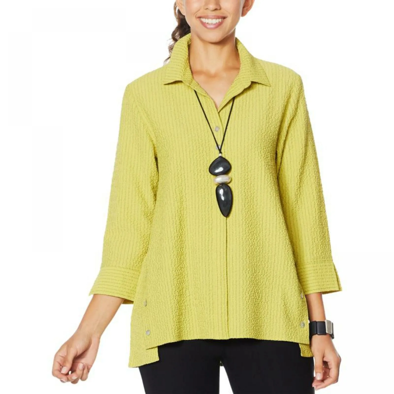 MarlaWynne Women's Running Stitch Butterfly Shirt
