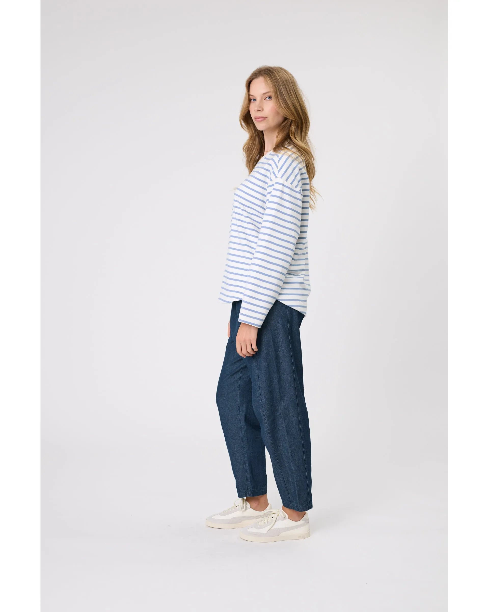 Marlow Solo Crew Sweat  - Power Stripe