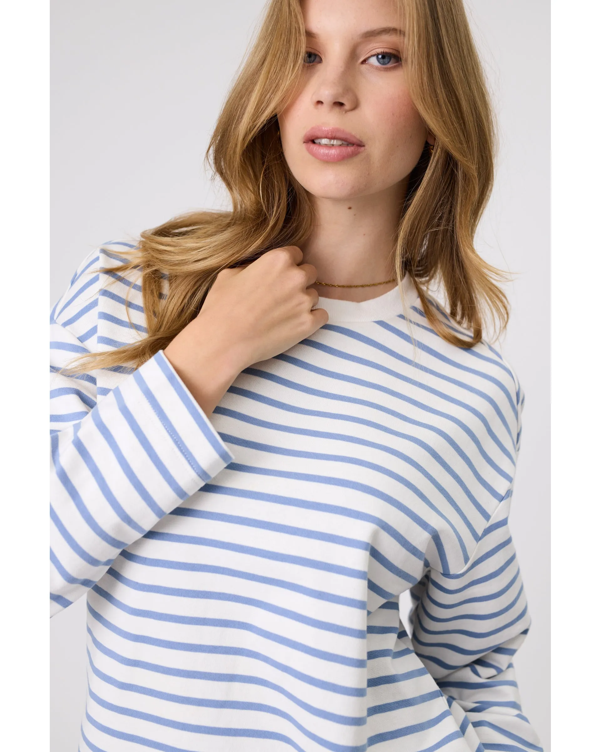 Marlow Solo Crew Sweat  - Power Stripe