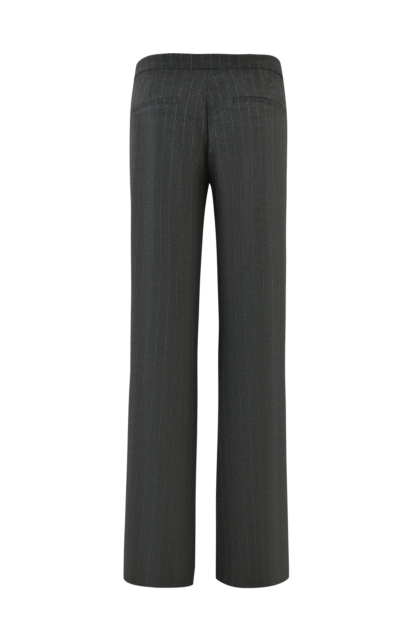 MARRION PANT - GREY : PINSTRIPE