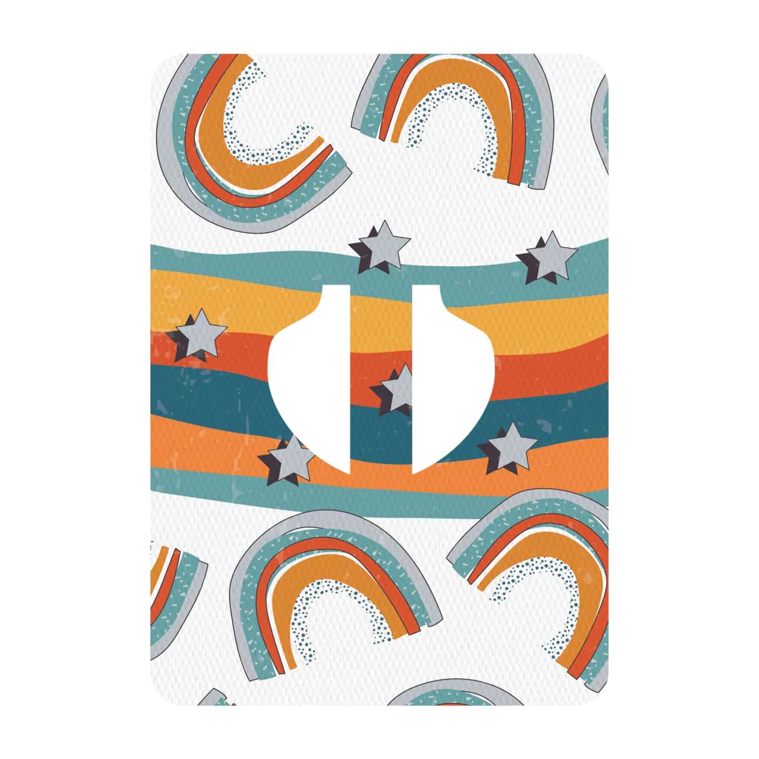 Medtronic Orange Rainbow Design Patches