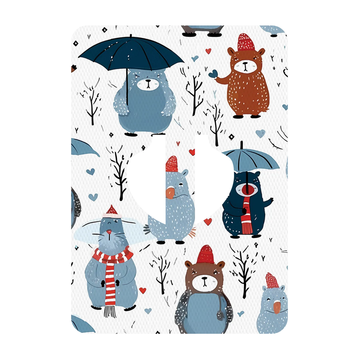 Medtronic Winter Animals Mix Design Patches